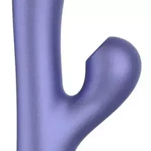 ROMP Pulse - Rabbit Vibrator mit Klitoris-Pulsator, Metallic-Optik, 10 Vibration + 5 Pleasure Air-Modi, wasserdicht, wiederaufladbar, Silikon, 22cm ROMP Pulse - Rabbit Vibrator mit Klitoris-Pulsator, Metallic-Optik, 10 Vibration + 5 Pleasure Air-Modi, wasserdicht, wiederaufladbar, Silikon, 22cm – C