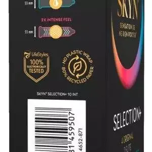 SKYN Kondom-Mix Selection+ - 10 Kondome, latexfreie Vielfalt SKYN Kondom-Mix Selection+ - 10 Kondome, latexfreie Vielfalt – B