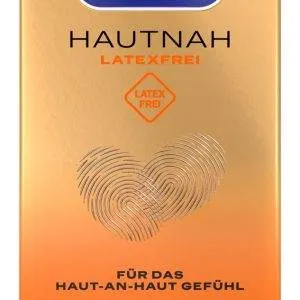 Durex Hautnah Latexfrei Kondome, Transparent, 56mm – Verpackung