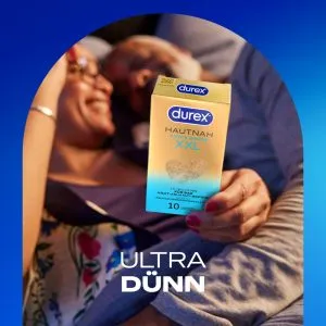 Durex Hautnah Extra Groß XXL Kondome, ultra dünn, transparent, 10 Stück Durex Hautnah Extra Groß XXL Kondome, ultra dünn, transparent, 10 Stück – C