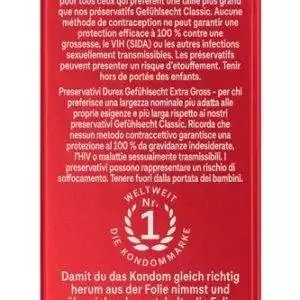 Durex Gefühlsecht Extra Large XXL Kondome, 10 Stück Durex Gefühlsecht Extra Large XXL Kondome, 10 Stück – Verpackung B