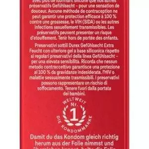 Durex Gefühlsecht Extra Feucht Kondome 10er Pack, 56 mm Durex Gefühlsecht Extra Feucht Kondome 10er Pack, 56 mm – Verpackung B