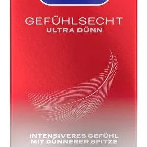 Durex Gefühlsecht Ultra dünn Kondome 10 Stück – Verpackung