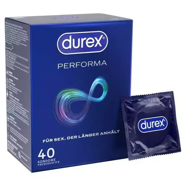 Durex Performa Transparente Kondome, 40 Stück Durex Performa Transparente Kondome, 40 Stück – A