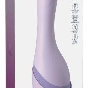 JimmyJane Hello Bang - Stoßvibrator mit Wärmefunktion, 27cm, Silikon/Abs – Verpackung