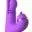Fantasy For Her IntiMotion Pulse Pro Vibrator, wiederaufladbar, Silikon, schwarz – B