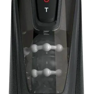 PDX Elite Masturbator Moto-Bator Pro mit Vibration, Massage und Wärme, USB wiederaufladbar, 26,5 cm – A