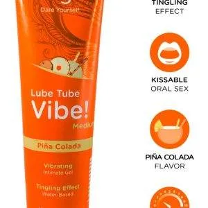 Orgie Piña Colada- Intimate Gel Lube Tube Vibe, 100 ml – B