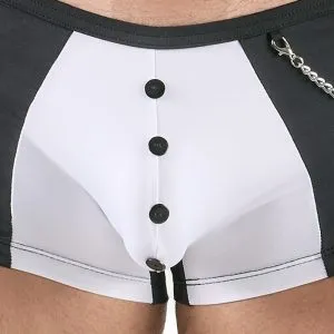 Svenjoyment Service-Pants in Schwarz-Weiß, Waiter-Style Svenjoyment Enge Waiter-Style Pants - Schwarz-Weiß - Größe S – Det