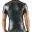 Svenjoyment Herren Kurzoverall Powernet Mattlook Zip Schwarz – Rückseite