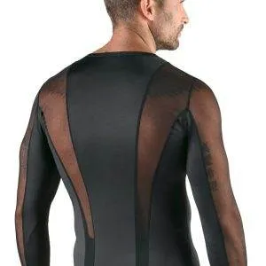 Svenjoyment Eyecatcher Longsleeve Schwarz Stretch Netz Svenjoyment Longsleeve