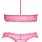 Cottelli FANTASY Neonpinkes Spitzen-Dessous-Set Cottelli FANTASY Neonpinkes Spitzen-Dessous-Set – Hollow Rückseite