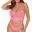Cottelli FANTASY Neonpinkes Spitzen-Dessous-Set – A