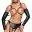 Bad Kitty Ouvert-Set Bad Kitty Mattlook Ouvert-Set, schwarz, inkl. Halsband und Fessel-Armstulpen – A