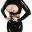 Bad Kitty Schwarze Spitzen-Kopfmaske, Einheitsgröße, bizarres Design – B