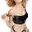 Black Level Lack-Set mit Bustier-Top und Straps-Riostring, Schwarz Black Level Lack-Set mit Bustier-Top und Straps-Riostring, Schwarz – C