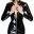 Black Level Minikleid in Lackglanz, Größe S, Schwarz – B