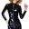 Black Level Lackglanz Minikleid - Stylisches Highlight in Schwarz Black Level Minikleid in Lackglanz, Größe S, Schwarz – C