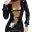 LateXage Elegant Provokantes Latex-Kleid, Größe: S, Farbe: Schwarz – A