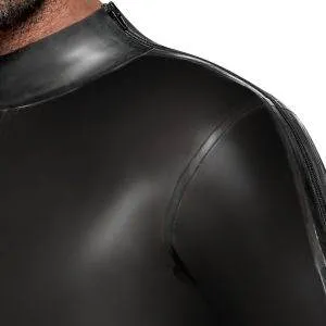 LateX Langarm-Overall in Rauchgrau, Größe S/M, transparent LateX Langarm-Overall in Rauchgrau, Größe S/M, transparent – Det
