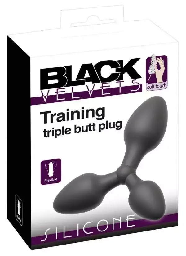 Black Velvets Training Triple Analplug Set – Verpackung