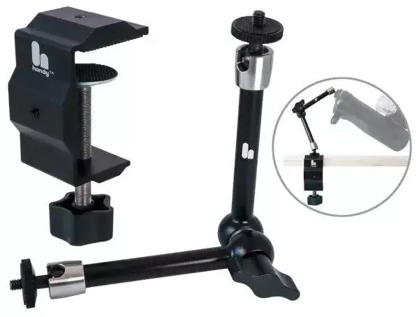 The Handy Freihändiger Masturbator Halterung - Handsfree Desk Mount, Silber – A