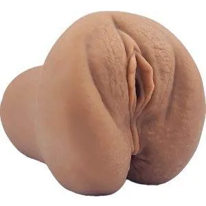 Alive Super Realistic Masturbator XL Mia - Real-Feelings Vagina & Anus Optik, seidig-softes TPE-Material, Rillen-Strukturen, ergonomisch griffig, offen hinten, 14,6 cm - Schwarz – A