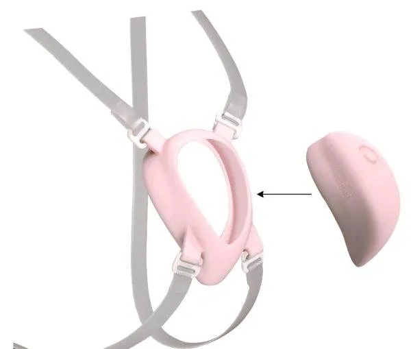 Kiiroo Luxus Harness für LuxHer Klitorisvibrator, Größe verstellbar, schwarz – B
