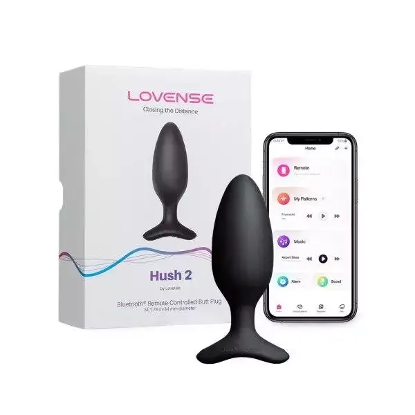 Lovense Hush 2 - Kraftvoller Bluetooth Analplug (Größe M) Lovense Hush 2 - Kraftvoller Bluetooth Analplug (Größe M) – C