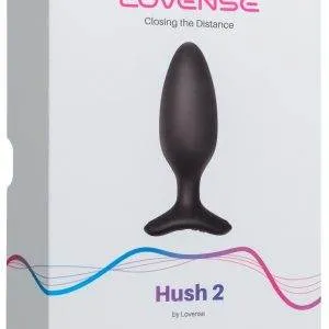 Lovense Hush 2 - Kraftvoller Bluetooth Analplug (Größe M) – Verpackung