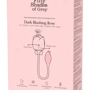 Fifty Shades of Grey Clitoral Suction and Vibrating Egg Dark Blushing Rose, wasserdicht, wiederaufladbar Fifty Shades of Grey Clitoral Suction and Vibrating Egg Dark Blushing Rose, wasserdicht, wiederaufladbar – Verpackung B
