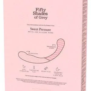 Fifty Shades of Grey Metal and Silicone Wand Sweet Pressure, Doppeldildo 21,5 cm Fifty Shades of Grey Metal and Silicone Wand Sweet Pressure, Doppeldildo 21,5 cm – Verpackung B