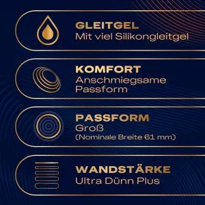 Durex Intensity Kondome - Nitril, latexfrei, extra groß (61 mm) Durex Intensity Kondome - Nitril, latexfrei, extra groß (61 mm) – Bild 3