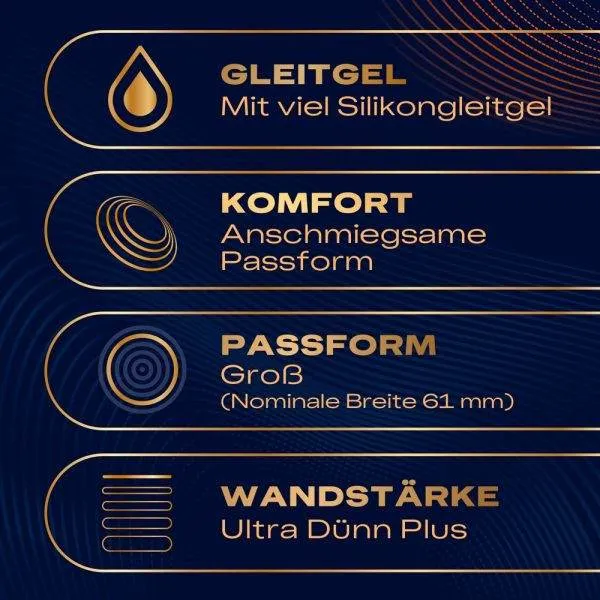 Durex Intensity Kondome - Nitril, latexfrei, extra groß (61 mm) Durex Intensity Kondome - Nitril, latexfrei, extra groß (61 mm)