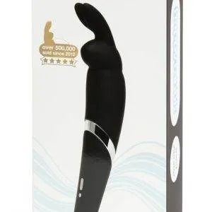 LustHäschen Massagestab und Vibrator, wasserdicht, wiederaufladbar, mit 10 Vibrationsmodi und 3 Geschwindigkeitsstufen