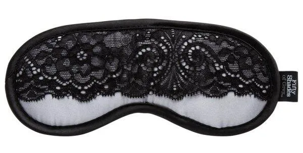 Fifty Shades of Grey Play Nice Satin Augenmaske, Silber/Schwarz Fifty Shades of Grey Play Nice Satin Augenmaske, Silber/Schwarz