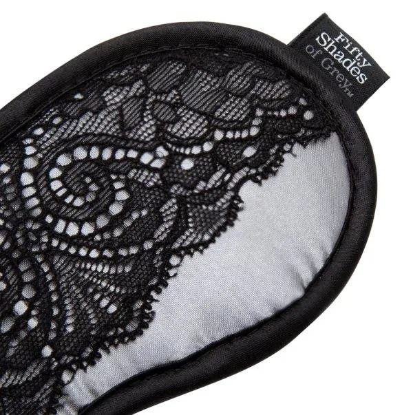 Fifty Shades of Grey Play Nice Satin Augenmaske, Silber/Schwarz Fifty Shades of Grey Play Nice Satin Augenmaske, Silber/Schwarz
