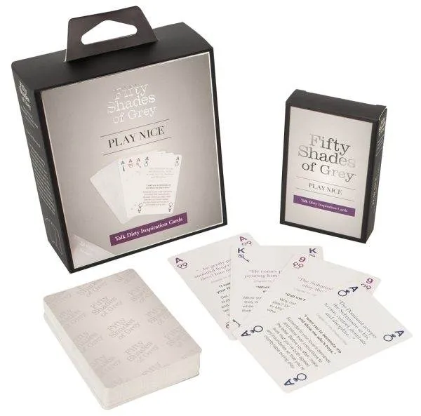 Fifty Shades of Grey - Play Nice Talk Dirty Inspiration Cards Fifty Shades of Grey - Play Nice Talk Dirty Inspiration Cards