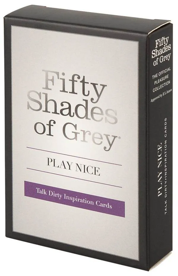 Fifty Shades of Grey - Play Nice Talk Dirty Inspiration Cards Fifty Shades of Grey - Play Nice Talk Dirty Inspiration Cards