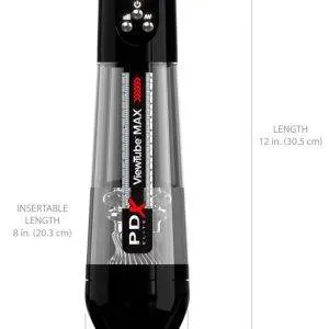 PDX Elite Transparent-Masturbator ViewTube MAX - Leucht-Effekt und Saug-Funktion PDX Elite Transparent-Masturbator ViewTube MAX - Leucht-Effekt und Saug-Funktion – E