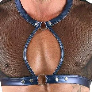 Svenjoyment Bondage - Blue-Metallic Netz-Set mit Handfesseln Svenjoyment Bondage - Blue-Metallic Netz-Set mit Handfesseln – Bild 5