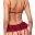 Cottelli COSTUMES - Verführerisches Dessous-Set, Karo-Look, Rot, Größe S/M Cottelli COSTUMES - Verführerisches Dessous-Set, Karo-Look, Rot, Größe S/M