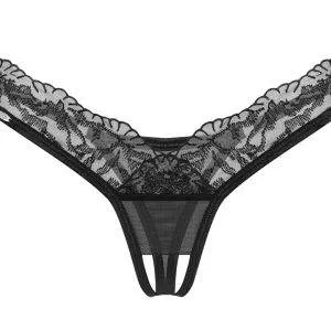 Obsessive String ouvert Arrowel - Schwarz, Eleganz mit Sex-Appeal Obsessive String ouvert Arrowel - Schwarz, Eleganz mit Sex-Appeal – Bild 5
