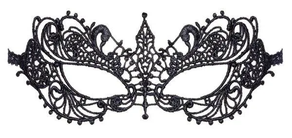 Cottelli ACCESSOIRES Spitzen Augenmaske in Schwarz Cottelli ACCESSOIRES Spitzen Augenmaske in Schwarz