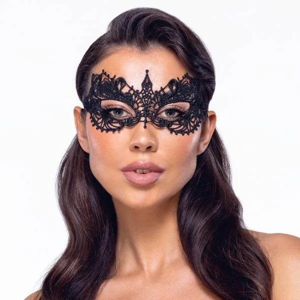 Cottelli ACCESSOIRES Spitzen Augenmaske in Schwarz Cottelli ACCESSOIRES Spitzen Augenmaske in Schwarz