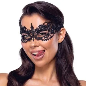 Cottelli ACCESSOIRES Spitzen Augenmaske in Schwarz Cottelli ACCESSOIRES Spitzen Augenmaske in Schwarz – Bild 3
