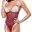 Cottelli LINGERIE - Verspieltes Karo-Dessous-Set - Straps-Body mit Halsband - Weiß/Rot Cottelli LINGERIE - Verspieltes Karo-Dessous-Set - Straps-Body mit Halsband - Weiß/Rot