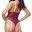 Cottelli LINGERIE - Verspieltes Karo-Dessous-Set - Straps-Body mit Halsband - Weiß/Rot Cottelli LINGERIE - Verspieltes Karo-Dessous-Set - Straps-Body mit Halsband - Weiß/Rot