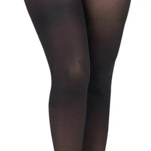 Fifty Shades of Grey Captivate Spanking Strumpfhose - Glänzend, seidig, offen - Schwarz - Größe S/M