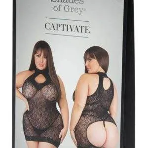 Fifty Shades of Grey Captivate Spitzenkleid mit Cut-out, Schwarz, XS Fifty Shades of Grey Captivate Spitzenkleid mit Cut-out, Schwarz, XS – Bild 1